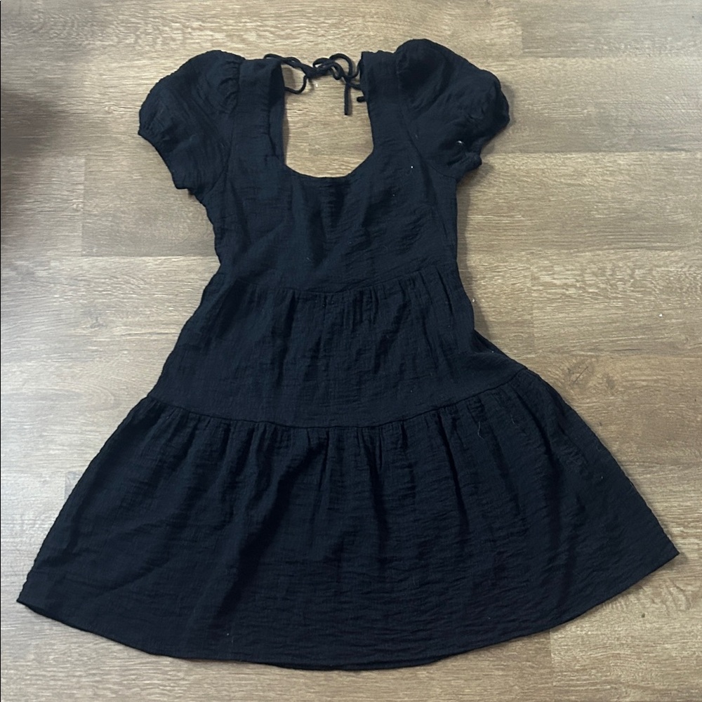 Forever 21 Black Backless Dress